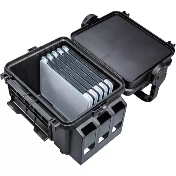 Коробка Meiho Light Game Case 3010 205x145x18mm, колір: чорний, фото , изображение 6
